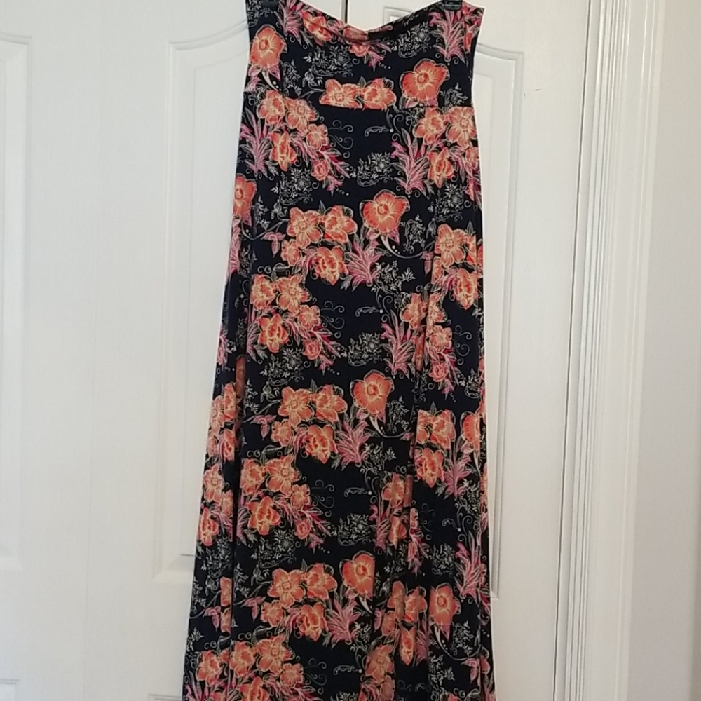 Women's floral Lularoe maxi skirt size Medium